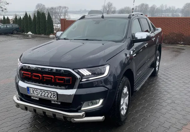 samochody osobowe Ford Ranger cena 98000 przebieg: 108000, rok produkcji 2016 z Tarnów